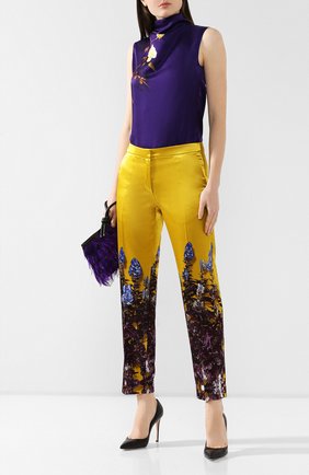 Женские брюки из смеси хлопка и вискозы DRIES VAN NOTEN желтого цвета по цене 55500 руб., арт. 192-30952-8401 | Фото 2 Женские брюки из смеси хлопка и вискозы DRIES VAN NOTEN желтого цвета, арт. 192-30952-8401 | Фото 2
