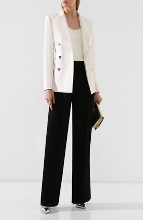 Женские шелковые брюки GIORGIO ARMANI черного цвета по цене 97950 руб., арт. 9WHPP07N/T0010 | Фото 2 Женские шелковые брюки GIORGIO ARMANI черного цвета, арт. 9WHPP07N/T0010 | Фото 2