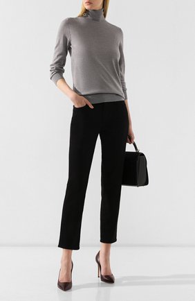 Женская шерстяная водолазка EMPORIO ARMANI серого цвета по цене 16250 руб., арт. 8N2MZU/2M9DZ | Фото 2 Женская шерстяная водолазка EMPORIO ARMANI серого цвета, арт. 8N2MZU/2M9DZ | Фото 2