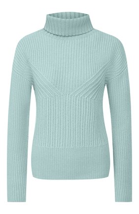 Женская свитер EMPORIO ARMANI голубого цвета по цене 23900 руб., арт. 6G2MTM/2M24Z | Фото 1 Женская свитер EMPORIO ARMANI голубого цвета, арт. 6G2MTM/2M24Z | Фото 1