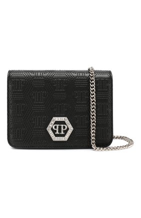 Детская сумка на цепочке PHILIPP PLEIN черного цвета по цене 22500 руб., арт. GBB0031 | Фото 4 Детская сумка на цепочке PHILIPP PLEIN черного цвета, арт. GBB0031 | Фото 4