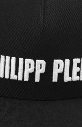 Детская хлопковая бейсболка PHILIPP PLEIN черного цвета по цене 11250 руб., арт. BAC0086 | Фото 3 Детская хлопковая бейсболка PHILIPP PLEIN черного цвета, арт. BAC0086 | Фото 3