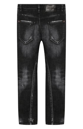 Детские джинсы DSQUARED2 темно-серого цвета по цене 27300 руб., арт. DQ02VD-D00VK | Фото 2 Детские джинсы DSQUARED2 темно-серого цвета, арт. DQ02VD-D00VK | Фото 2