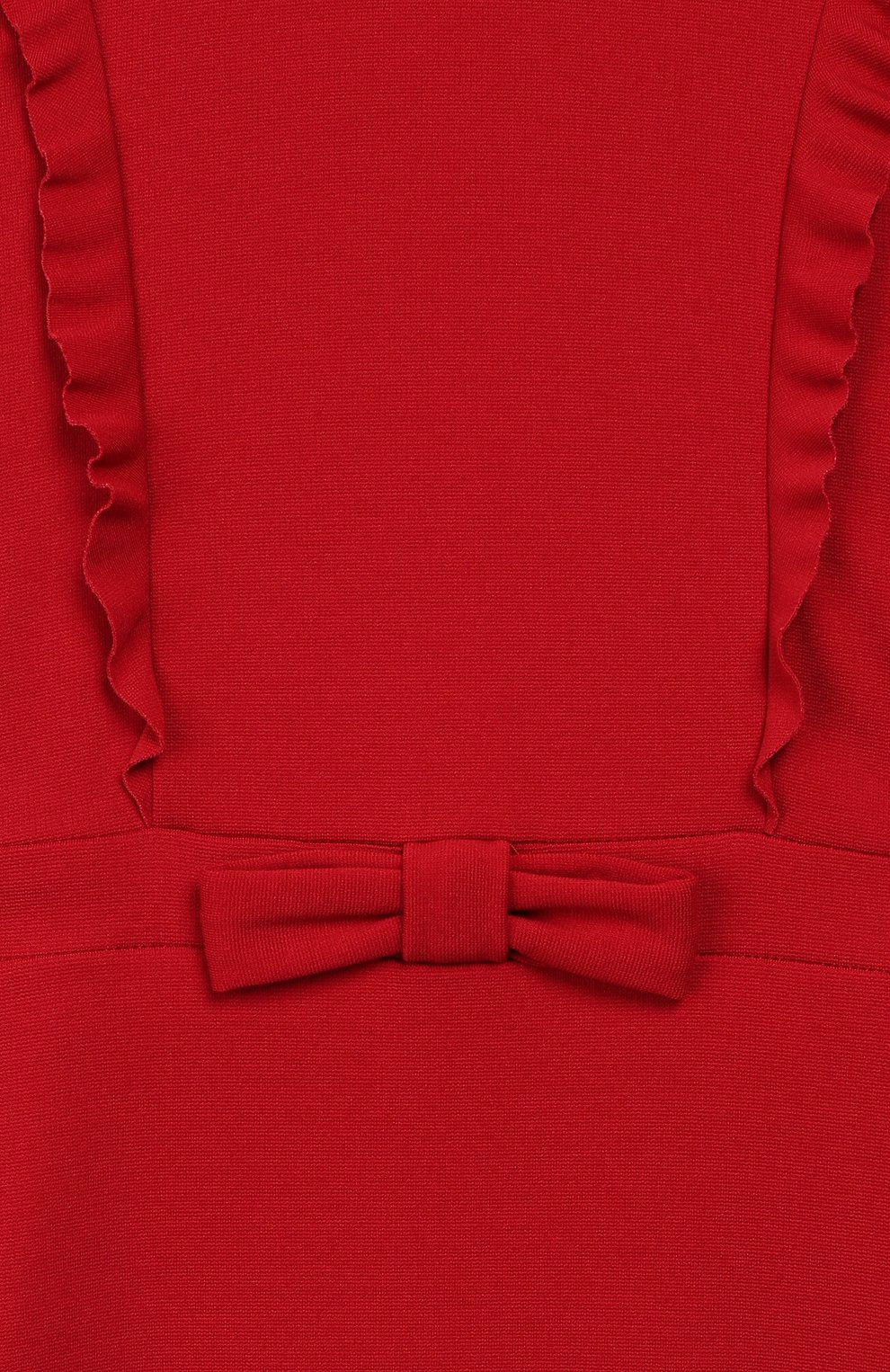 Детское платье DAL LAGO красного цвета, арт. R280/8111/7-12 | Фото 3 (Рукава: Длинные; Материал внешний: Вискоза; Девочки Кросс-КТ: Платье-одежда; Девочки-школьная форма: Платья; Статус проверки: Проверена категория)