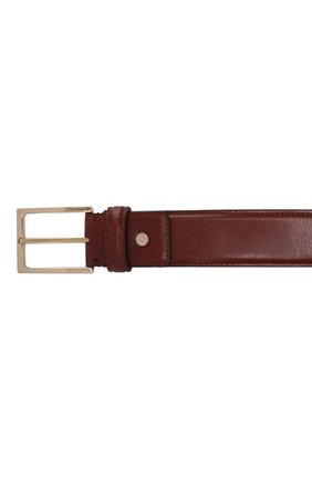 Мужской кожаный ремень BRIONI светло-коричневого цвета по цене 39700 руб., арт. 0BAC0L/P6757 | Фото 3 Мужской кожаный ремень BRIONI светло-коричневого цвета, арт. 0BAC0L/P6757 | Фото 3