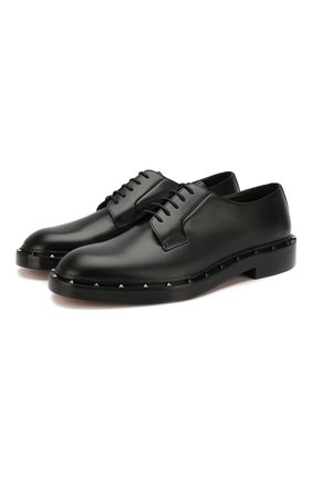 Кожаные дерби Valentino Garavani | Фото №1 Кожаные дерби Valentino Garavani | Фото №1