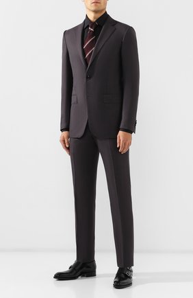 Мужская хлопковая сорочка ERMENEGILDO ZEGNA черного цвета по цене 23200 руб., арт. 601069/9MS0BR | Фото 2 Мужская хлопковая сорочка ERMENEGILDO ZEGNA черного цвета, арт. 601069/9MS0BR | Фото 2