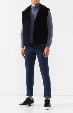 Мужской шерстяная водолазка CORNELIANI голубого цвета по цене 20950 руб., арт. 00M503-0025100/00 | Фото 2 Мужской шерстяная водолазка CORNELIANI голубого цвета, арт. 00M503-0025100/00 | Фото 2