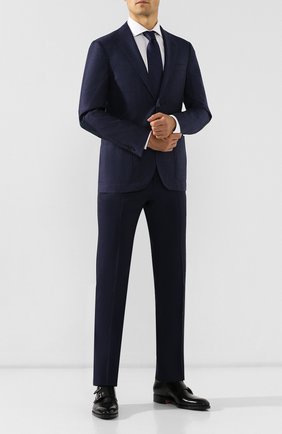 Мужской шерстяные брюки CORNELIANI синего цвета по цене 27300 руб., арт. 845263-9818150/02 | Фото 2 Мужской шерстяные брюки CORNELIANI синего цвета, арт. 845263-9818150/02 | Фото 2