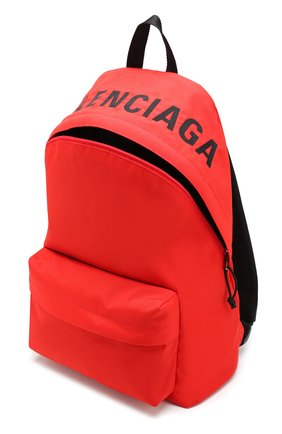 Мужской текстильный рюкзак wheel BALENCIAGA красного цвета по цене 61750 руб., арт. 507460/HPG1X | Фото 4 Мужской текстильный рюкзак wheel BALENCIAGA красного цвета, арт. 507460/HPG1X | Фото 4