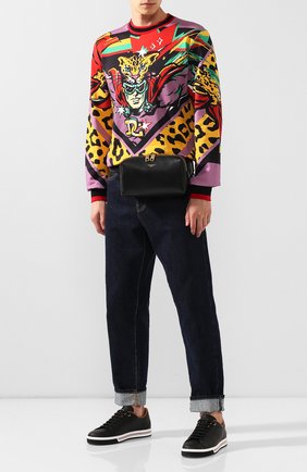 Мужская кожаная поясная сумка montreale DOLCE & GABBANA черного цвета по цене 49950 руб., арт. BM1750/AC954 | Фото 2 Мужская кожаная поясная сумка montreale DOLCE & GABBANA черного цвета, арт. BM1750/AC954 | Фото 2