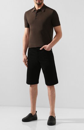 Мужские кожаные слипоны BOTTEGA VENETA черного цвета по цене 42650 руб., арт. 578303/VBPG1 | Фото 2 Мужские кожаные слипоны BOTTEGA VENETA черного цвета, арт. 578303/VBPG1 | Фото 2