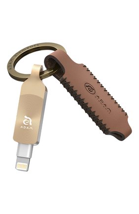 Мужской флеш-накопитель iklips duo+ 32gb ADAM ELEMENTS золотого цвета по цене 6990 руб., арт. ADRAD32GKLDPGA | Фото 1 Мужской флеш-накопитель iklips duo+ 32gb ADAM ELEMENTS золотого цвета, арт. ADRAD32GKLDPGA | Фото 1