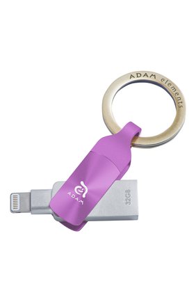 Мужской флеш-накопитель iklips duo+ 64gb ADAM ELEMENTS фиолетового цвета по цене 9580 руб., арт. ADRAD64GKLDPRC | Фото 1 Мужской флеш-накопитель iklips duo+ 64gb ADAM ELEMENTS фиолетового цвета, арт. ADRAD64GKLDPRC | Фото 1