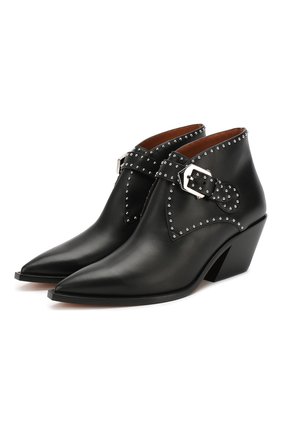 Кожаные ботильоны Elegant Studs | Фото №1 Кожаные ботильоны Elegant Studs | Фото №1