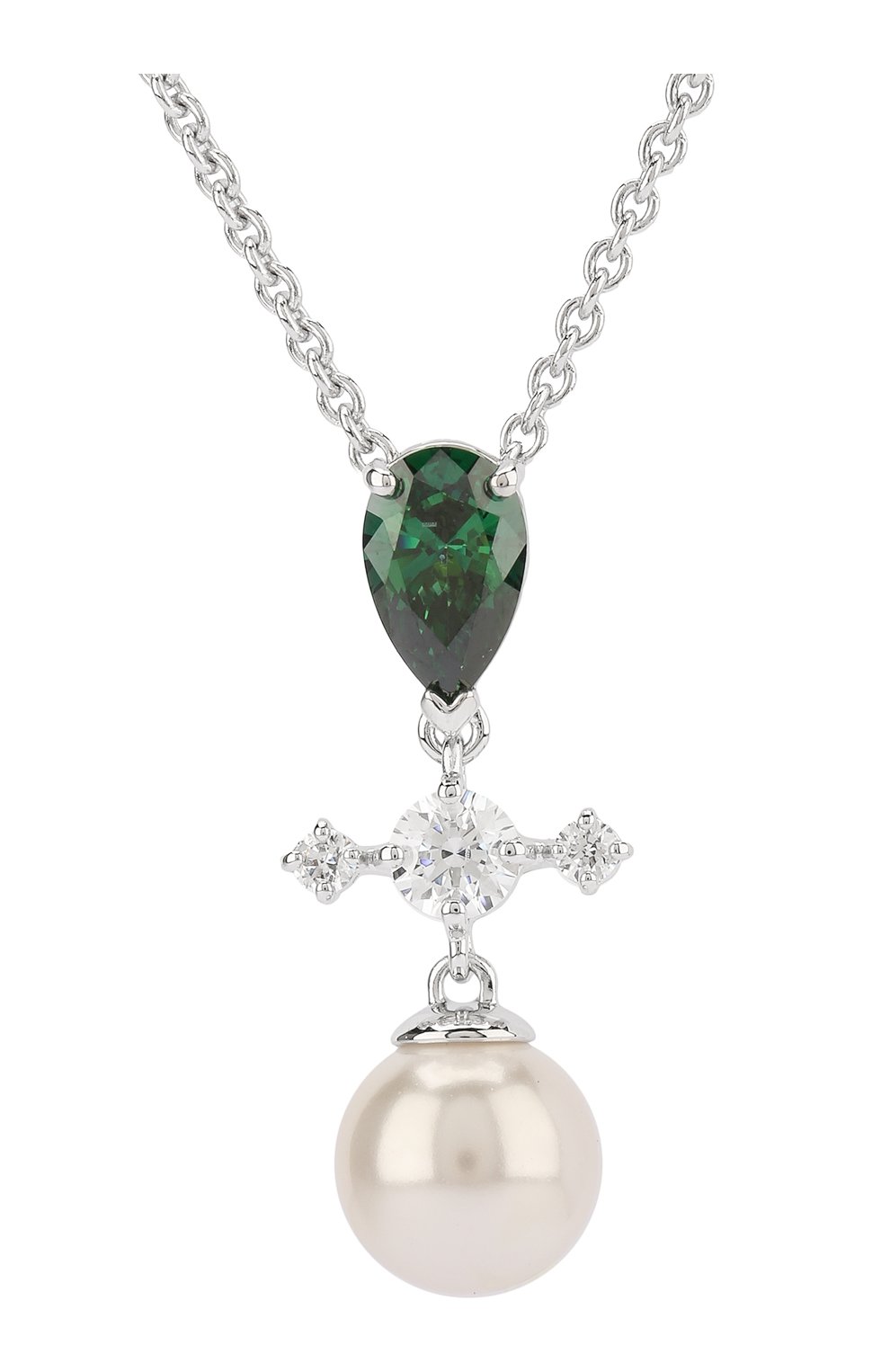 Женская подвеска perfection SWAROVSKI серебряного цвета по цене 7980 руб., арт. 5493103 | Фото 2 Женская подвеска perfection SWAROVSKI серебряного цвета, арт. 5493103 | Фото 2