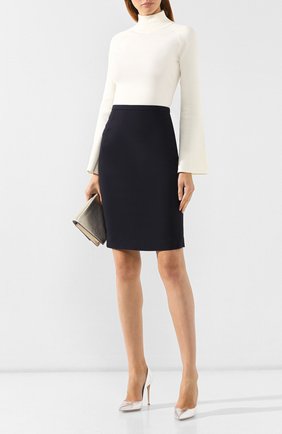 Женская водолазка EMPORIO ARMANI белого цвета по цене 21500 руб., арт. 6G2MU9/2M37Z | Фото 2 Женская водолазка EMPORIO ARMANI белого цвета, арт. 6G2MU9/2M37Z | Фото 2