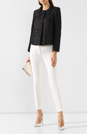 Женский жакет EMPORIO ARMANI черного цвета по цене 46100 руб., арт. 4NG14T/4M131 | Фото 2 Женский жакет EMPORIO ARMANI черного цвета, арт. 4NG14T/4M131 | Фото 2