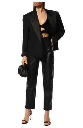 Женские брюки STELLA MCCARTNEY черного цвета по цене 61650 руб., арт. 543858/SJB14 | Фото 2 Женские брюки STELLA MCCARTNEY черного цвета, арт. 543858/SJB14 | Фото 2 (Материал внешний: Вискоза, Синтетический материал; Статус проверки: Проверена категория; Женское Кросс-КТ: Брюки-одежда; Силуэт Ж (брюки и джинсы): Прямые; Длина (брюки, джинсы): Укороченные)