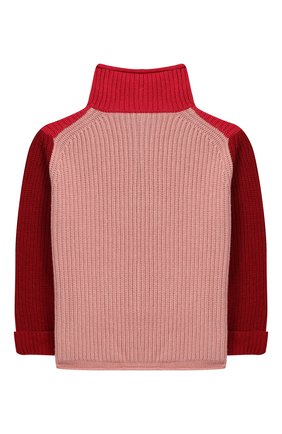 Детский свитер EMPORIO ARMANI розового цвета по цене 15150 руб., арт. 6G3MTS/2M26Z | Фото 2 Детский свитер EMPORIO ARMANI розового цвета, арт. 6G3MTS/2M26Z | Фото 2 (Рукава: Длинные; Материал внешний: Вискоза, Синтетический материал, Шерсть; Статус проверки: Проверено; Принт: Без принта; Девочки Кросс-КТ: Пуловер-одежда)