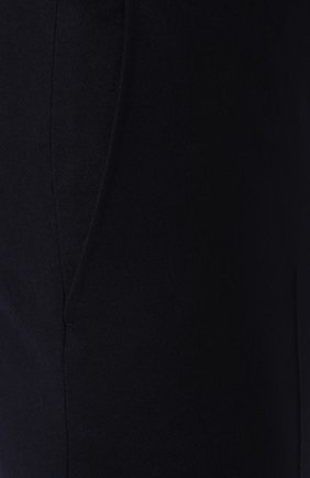 Мужские шерстяные брюки BRIONI темно-синего цвета, арт. UJBV0L/08631 | Фото 5 (Материал внешний: Шерсть; Длина (брюки, джинсы): Стандартные; Случай: Повседневный, Формальный; Стили: Классический)