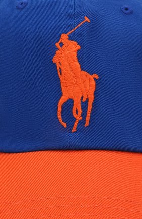 Мужской хлопковая бейсболка POLO RALPH LAUREN синего цвета по цене 3995 руб., арт. 710763073 | Фото 3 Мужской хлопковая бейсболка POLO RALPH LAUREN синего цвета, арт. 710763073 | Фото 3