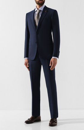 Мужская хлопковая сорочка CORNELIANI синего цвета по цене 17600 руб., арт. 84P100-9811329/00 | Фото 2 Мужская хлопковая сорочка CORNELIANI синего цвета, арт. 84P100-9811329/00 | Фото 2