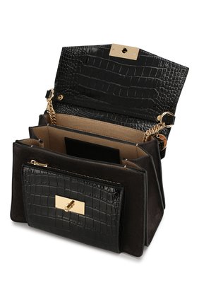 Женская сумка gv3 small GIVENCHY черная цвета, арт. BB501CB0LU купить в ЦУМ | Фото №4 Сумка GV3 small Givenchy черная цвета | Фото №4