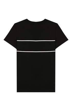 Детская хлопковая футболка GIVENCHY черного цвета по цене 12450 руб., арт. H25142 | Фото 2 Детская хлопковая футболка GIVENCHY черного цвета, арт. H25142 | Фото 2