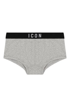 Детские хлопковые трусы DSQUARED2 серого цвета по цене 3310 руб., арт. DQ03IG-D00SX | Фото 1 Детские хлопковые трусы DSQUARED2 серого цвета, арт. DQ03IG-D00SX | Фото 1