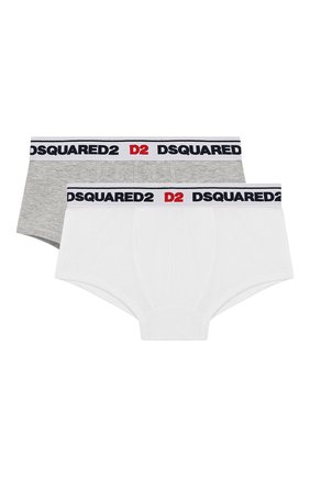 Детские комплект из двух хлопковых трусов DSQUARED2 разноцветного цвета по цене 3720 руб., арт. DQ035S-D00SX | Фото 1 Детские комплект из двух хлопковых трусов DSQUARED2 разноцветного цвета, арт. DQ035S-D00SX | Фото 1
