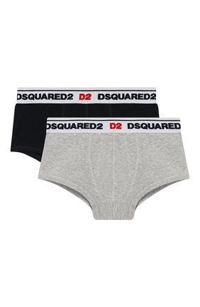 Детские комплект из двух хлопковых трусов DSQUARED2 разноцветного цвета по цене 3720 руб., арт. DQ035S-D00SX | Фото 1 Детские комплект из двух хлопковых трусов DSQUARED2 разноцветного цвета, арт. DQ035S-D00SX | Фото 1