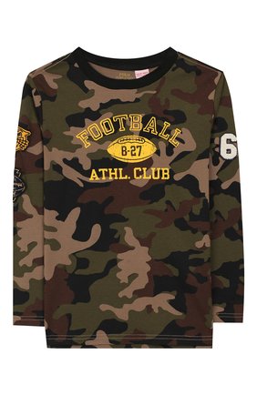 Детская хлопковый лонгслив POLO RALPH LAUREN хаки цвета по цене 4305 руб., арт. 322750957 | Фото 1 Детская хлопковый лонгслив POLO RALPH LAUREN хаки цвета, арт. 322750957 | Фото 1