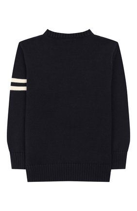Детский пуловер из хлопка и шерсти POLO RALPH LAUREN темно-синего цвета по цене 10600 руб., арт. 322749893 | Фото 2 Детский пуловер из хлопка и шерсти POLO RALPH LAUREN темно-синего цвета, арт. 322749893 | Фото 2