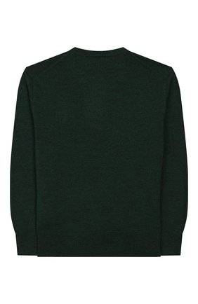 Детский шерстяной пуловер POLO RALPH LAUREN темно-зеленого цвета по цене 6275 руб., арт. 322749887 | Фото 2 Детский шерстяной пуловер POLO RALPH LAUREN темно-зеленого цвета, арт. 322749887 | Фото 2