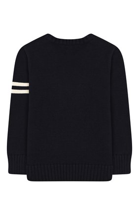 Детский пуловер из хлопка и шерсти POLO RALPH LAUREN темно-синего цвета по цене 9525 руб., арт. 321749893 | Фото 2 Детский пуловер из хлопка и шерсти POLO RALPH LAUREN темно-синего цвета, арт. 321749893 | Фото 2