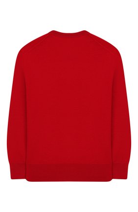 Детский шерстяной пуловер POLO RALPH LAUREN красного цвета по цене 6275 руб., арт. 321749887 | Фото 2 Детский шерстяной пуловер POLO RALPH LAUREN красного цвета, арт. 321749887 | Фото 2