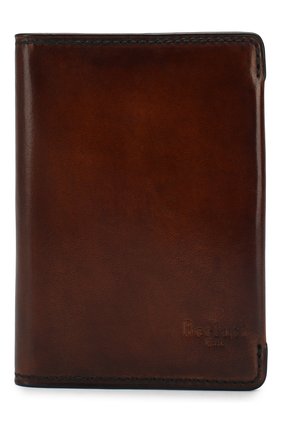 Мужской кожаный футляр для кредитных карт BERLUTI коричневого цвета, арт. N152795 | Фото 1 (Статус проверки: Проверена категория; Материал: Натуральная кожа)