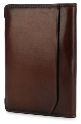 Мужской кожаный футляр для кредитных карт BERLUTI коричневого цвета, арт. N152795 | Фото 2 (Статус проверки: Проверена категория; Материал: Натуральная кожа)