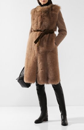 Женские кожаные ботфорты SANTONI черного цвета по цене 64250 руб., арт. WSEH57519BJ2CWCLN01 | Фото 2 Женские кожаные ботфорты SANTONI черного цвета, арт. WSEH57519BJ2CWCLN01 | Фото 2