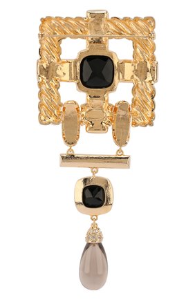 Женская брошь GIORGIO ARMANI черного цвета по цене 1970000 тенге, арт. 61U342/9A542 | Фото 2 Женская брошь GIORGIO ARMANI черного цвета, арт. 61U342/9A542 | Фото 2 (Статус проверки: Проверена категория; Материал: Металл)