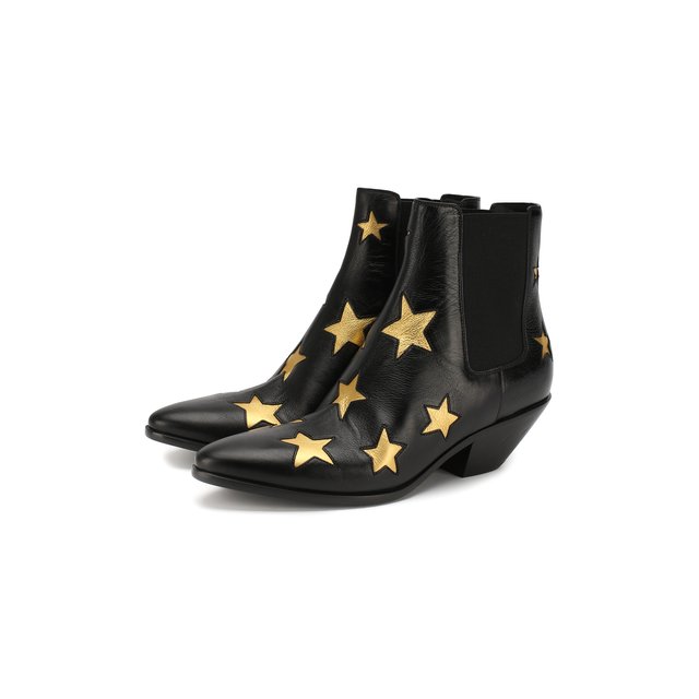 Кожаные ботинки West Yves Saint Laurent 10372480