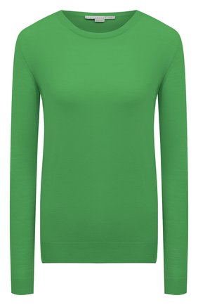 Женская шерстяной пуловер STELLA MCCARTNEY зеленого цвета по цене 44800 руб., арт. 322182/S1735 | Фото 1 Женская шерстяной пуловер STELLA MCCARTNEY зеленого цвета, арт. 322182/S1735 | Фото 1