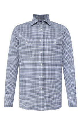 Мужская хлопковая рубашка RALPH LAUREN синего цвета по цене 55300 руб., арт. 790758617 | Фото 1 Мужская хлопковая рубашка RALPH LAUREN синего цвета, арт. 790758617 | Фото 1 (Длина (для топов): Стандартные; Материал внешний: Хлопок; Рукава: Длинные; Статус проверки: Проверена категория, Проверено; Мужское Кросс-КТ: Рубашка-одежда; Принт: Клетка; Случай: Формальный; Манжеты: На пуговицах; Воротник: Акула)