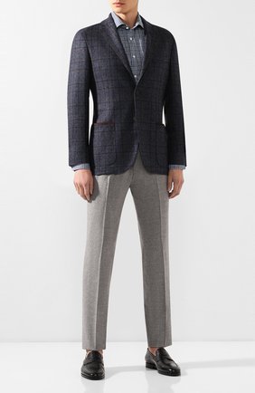 Мужская хлопковая рубашка RALPH LAUREN синего цвета по цене 55300 руб., арт. 790758617 | Фото 2 Мужская хлопковая рубашка RALPH LAUREN синего цвета, арт. 790758617 | Фото 2 (Длина (для топов): Стандартные; Материал внешний: Хлопок; Рукава: Длинные; Статус проверки: Проверена категория, Проверено; Мужское Кросс-КТ: Рубашка-одежда; Принт: Клетка; Случай: Формальный; Манжеты: На пуговицах; Воротник: Акула)