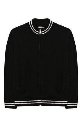 Детский шерстяной кардиган DOLCE & GABBANA черного цвета по цене 30800 руб., арт. L4KW35/JAVPH/8-14 | Фото 1 Детский шерстяной кардиган DOLCE & GABBANA черного цвета, арт. L4KW35/JAVPH/8-14 | Фото 1