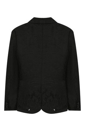 Детский пиджак DOLCE & GABBANA черного цвета по цене 41400 руб., арт. L41J53/G7SVG/2-6 | Фото 2 Детский пиджак DOLCE & GABBANA черного цвета, арт. L41J53/G7SVG/2-6 | Фото 2