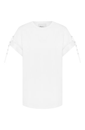 Женская хлопковая футболка 3.1 PHILLIP LIM белого цвета по цене 14750 руб., арт. P191-1631HCJ | Фото 1 Женская хлопковая футболка 3.1 PHILLIP LIM белого цвета, арт. P191-1631HCJ | Фото 1