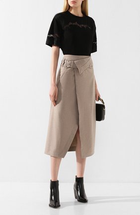 Женская хлопковая футболка 3.1 PHILLIP LIM черного цвета по цене 22150 руб., арт. P191-1516HCJ | Фото 2 Женская хлопковая футболка 3.1 PHILLIP LIM черного цвета, арт. P191-1516HCJ | Фото 2