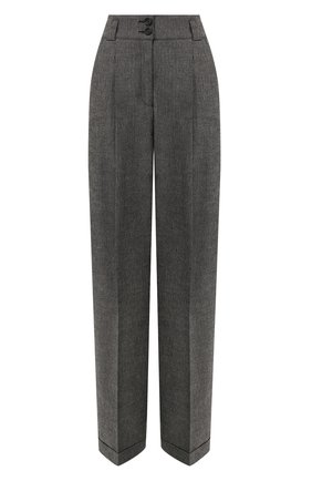 Женские брюки EMPORIO ARMANI серого цвета по цене 25600 руб., арт. 6G2P67/2N4FZ | Фото 1 Женские брюки EMPORIO ARMANI серого цвета, арт. 6G2P67/2N4FZ | Фото 1